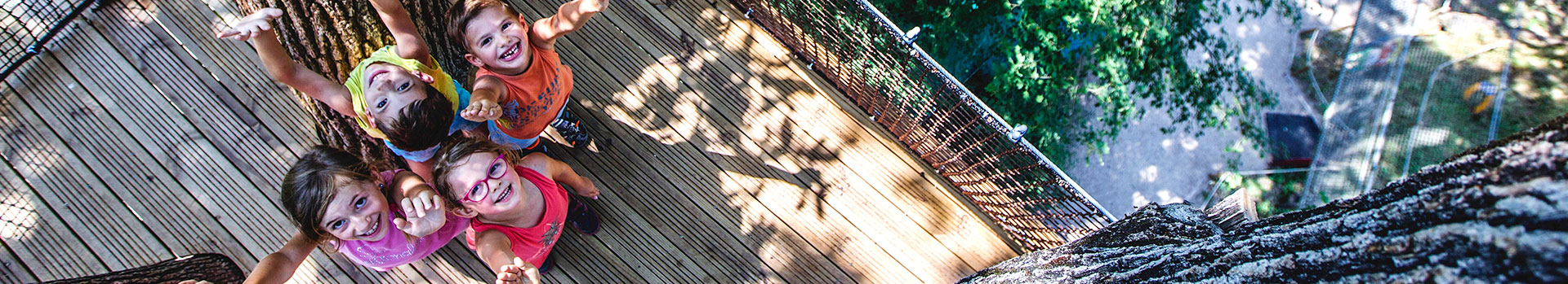 Bois des Lutins - Passerelle à environ 10 mètres de hauteur