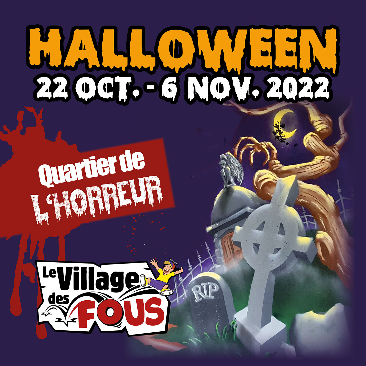 Halloween animations au parc